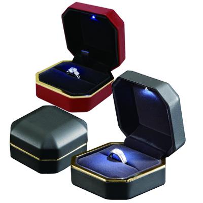 八角LED戒子盒-大